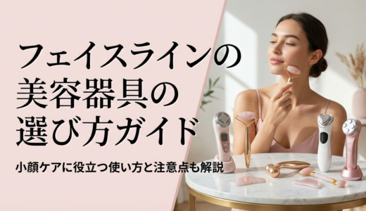 フェイスラインの美容器具の選び方ガイド。小顔ケアに役立つ使い方と注意点も解説