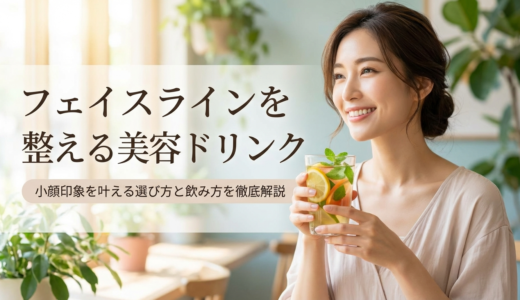 フェイスラインを整える美容ドリンクとは？小顔印象を叶える選び方と飲み方を徹底解説