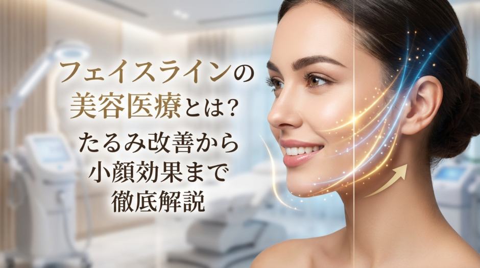 フェイスラインの美容医療とは？たるみ改善から小顔効果まで徹底解説